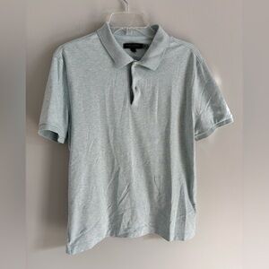Banana Republic Mens Light Blue Luxury Touch Performance Polo Size Medium